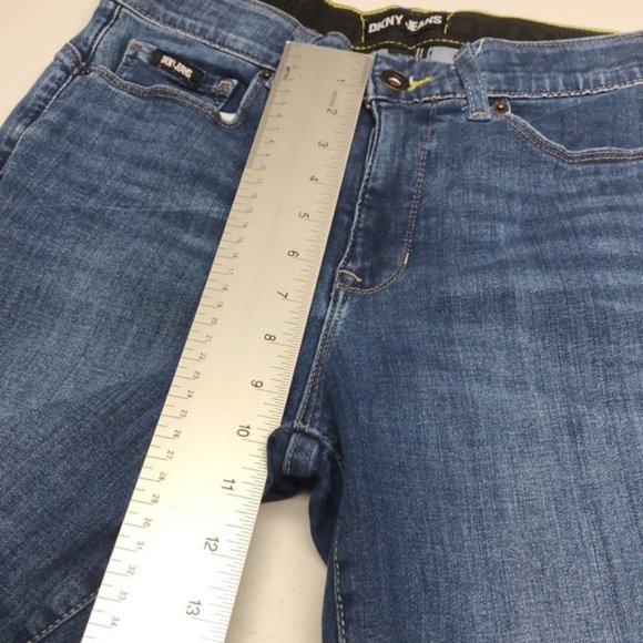 COMFORT STRETCH WAIST BLEEKER SHAPING SKINNY DKNY JEANS 8/29x29 😊 - Picture 8 of 12